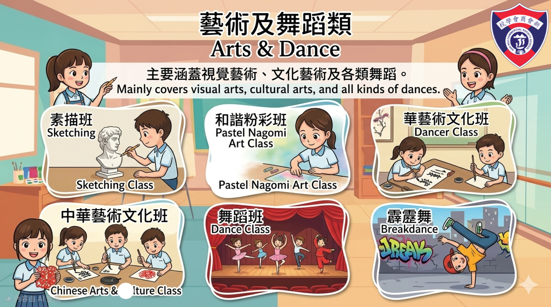 藝術及舞蹈類